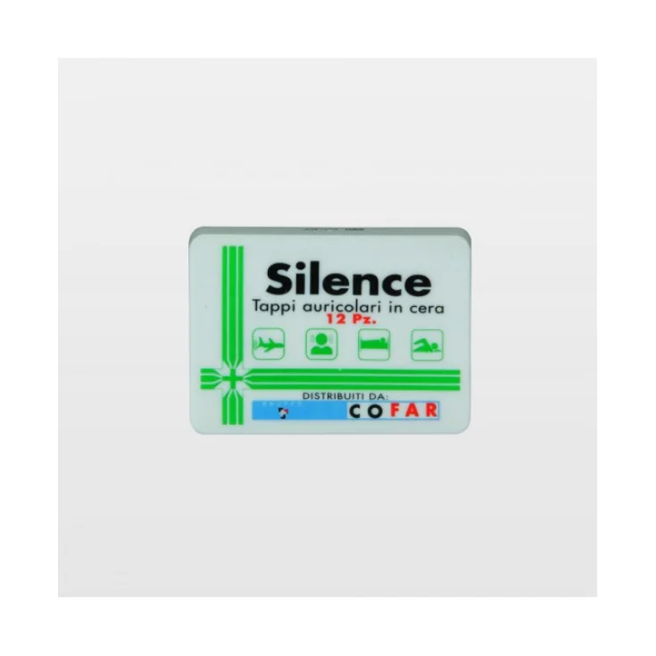 Silence Ear Plug In Wax As.Co.Far.12 Pieces