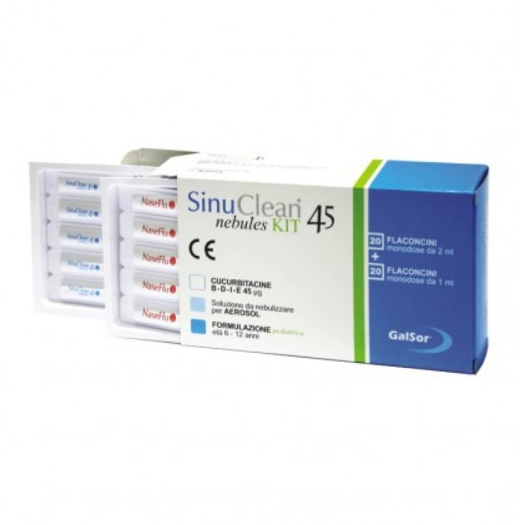 SinuClean® Nebules Kit 45 Galsor 20 Vials 3ml