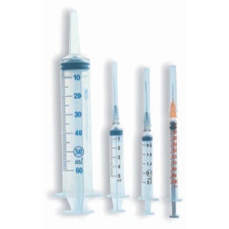 Disposable Syringe With Needle 5ml G22 1 Piece