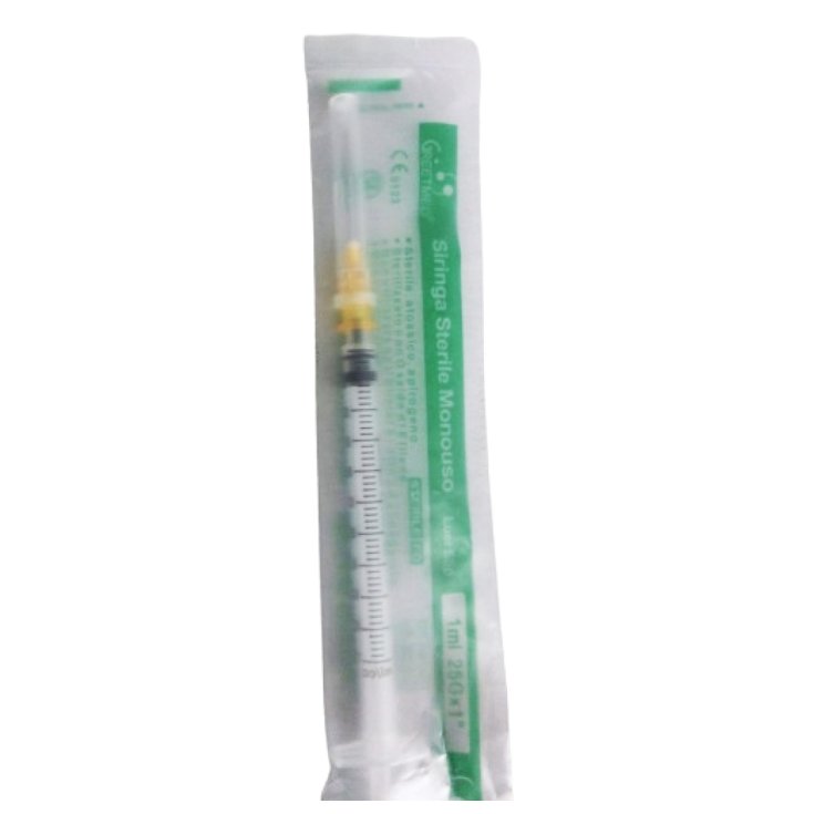 Disposable 3 Parts Syringe With Greetmed® Needle 1 Piece