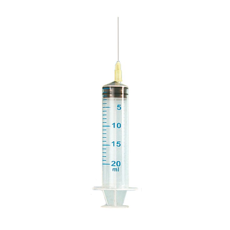 Plastic Syringe Needle G20 20ml.ecc Safety® 1 Piece