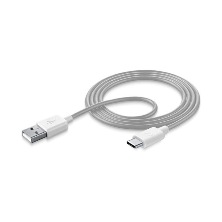 Smart USB 2.0 USB-C Cellularline 1 White Data Cable 1m