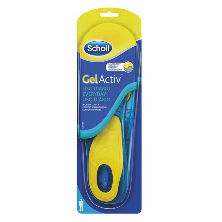 Scholl GelActiv Insoles Everyday Male Size 42-48