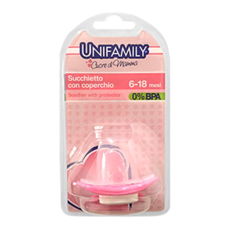 Pacifier 6-18 Girl Silicone Unifamily® 1 Piece
