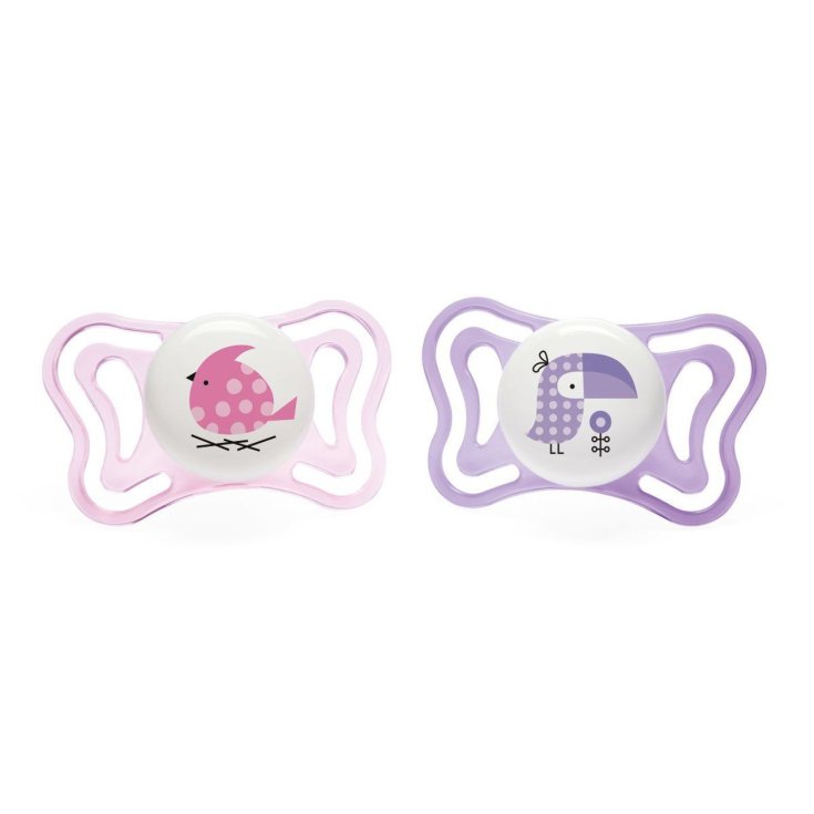 PhysioForma ™ Light Soother 2-6m In Silicone Baby Chicco® 2 Pieces