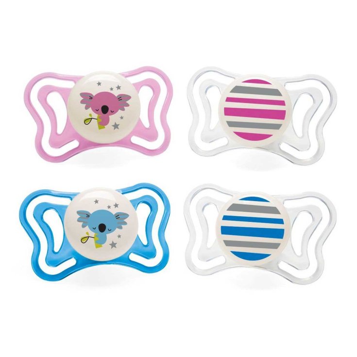 PhysioForma ™ Light Pacifier 6-16m Lumi Silicone Chicco® 2 Pieces