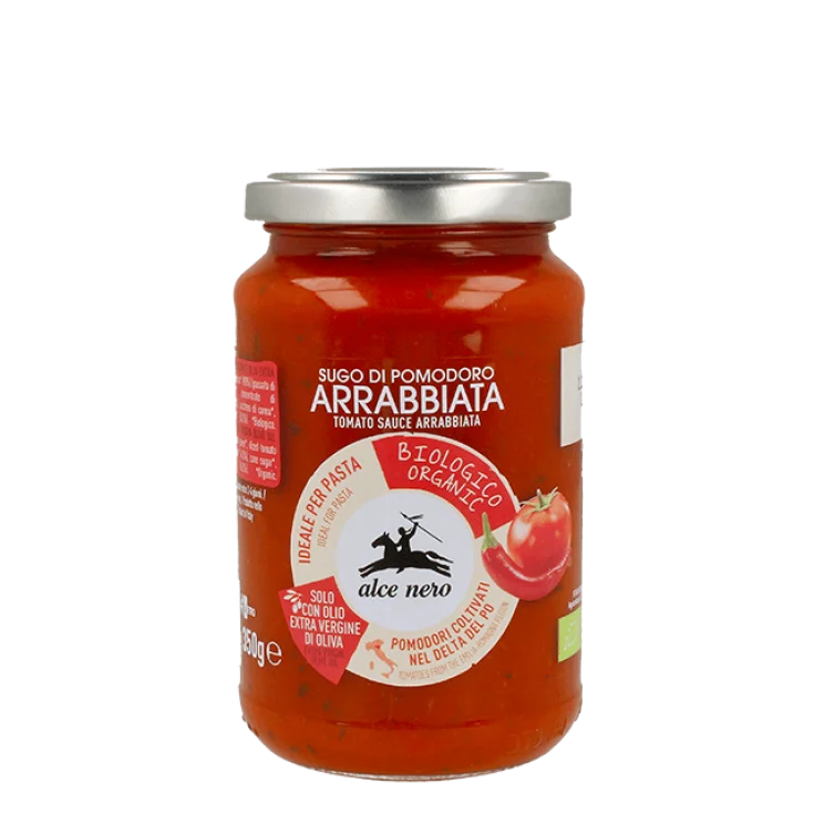 Alce Nero Organic Arrabbiata Tomato Sauce 350g