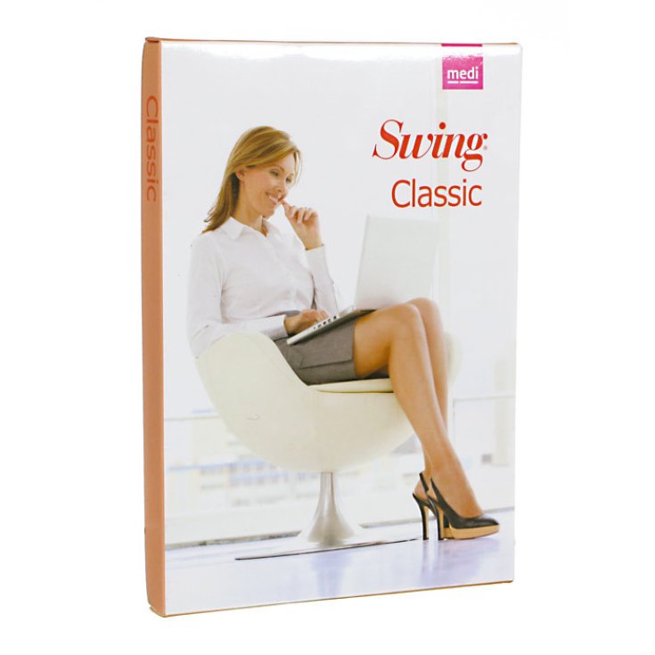 Swing Classic 140 Den Medium Tights Color Black Size 1 Ref. 1450 1 Pair