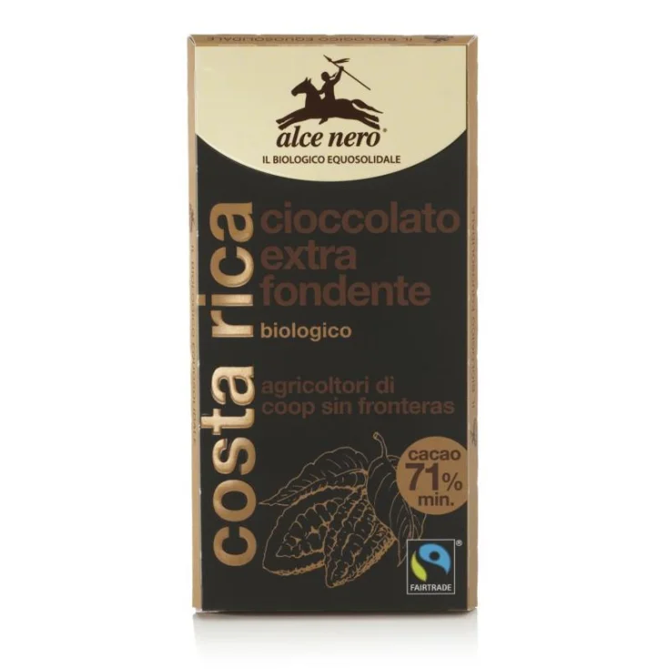 Alce Nero Organic Dark Chocolate Bar 100g