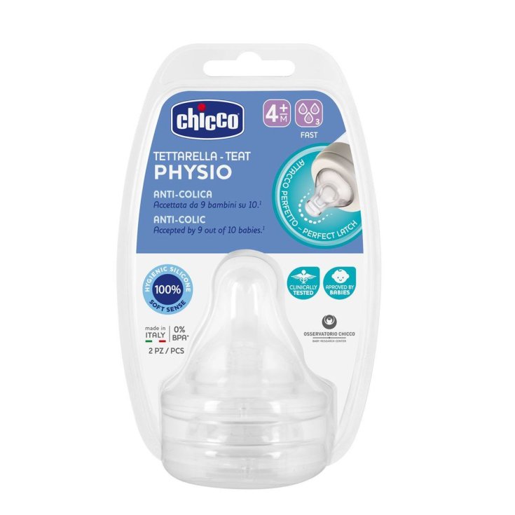 Physio Teat - Siliconei Chicco® 2 Pieces