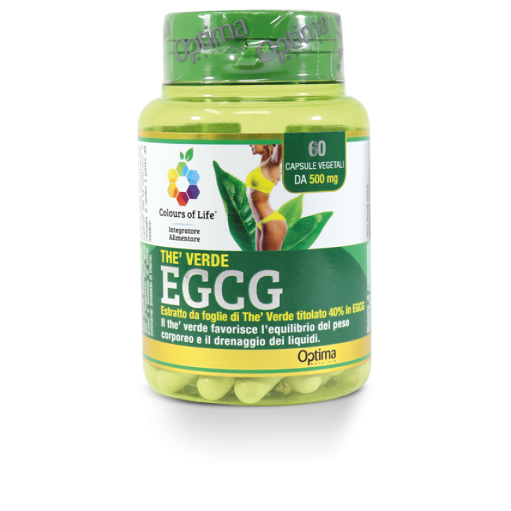 Green Tea EGCG Colors Of Life® Optima Naturals 60 Capsules