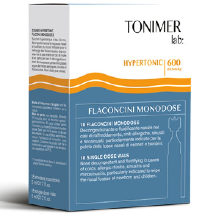 Tonimer Lab Hypertonic Ganassini 18 Single-dose vials