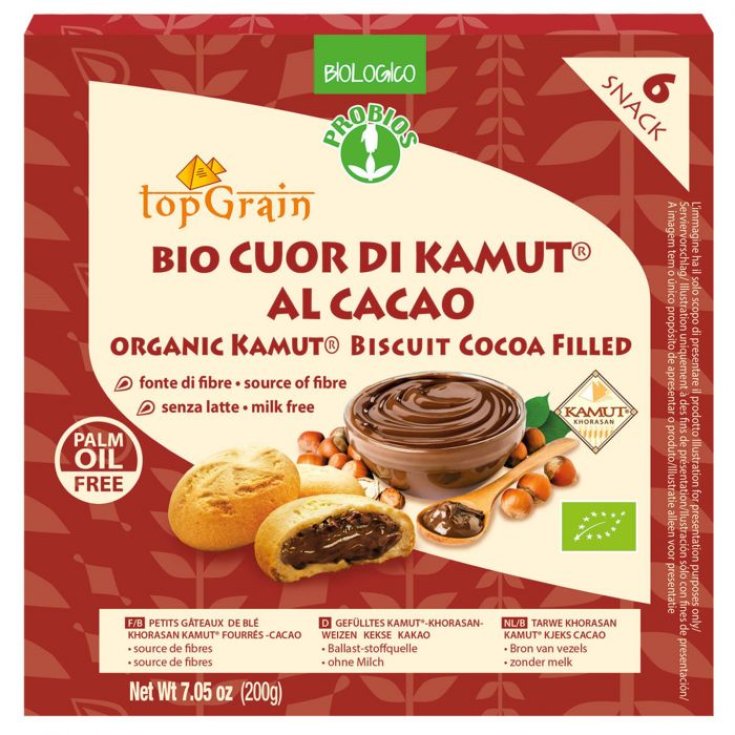 TopGrain Cuor Di Kamut Al Cacao Probios 6x33g