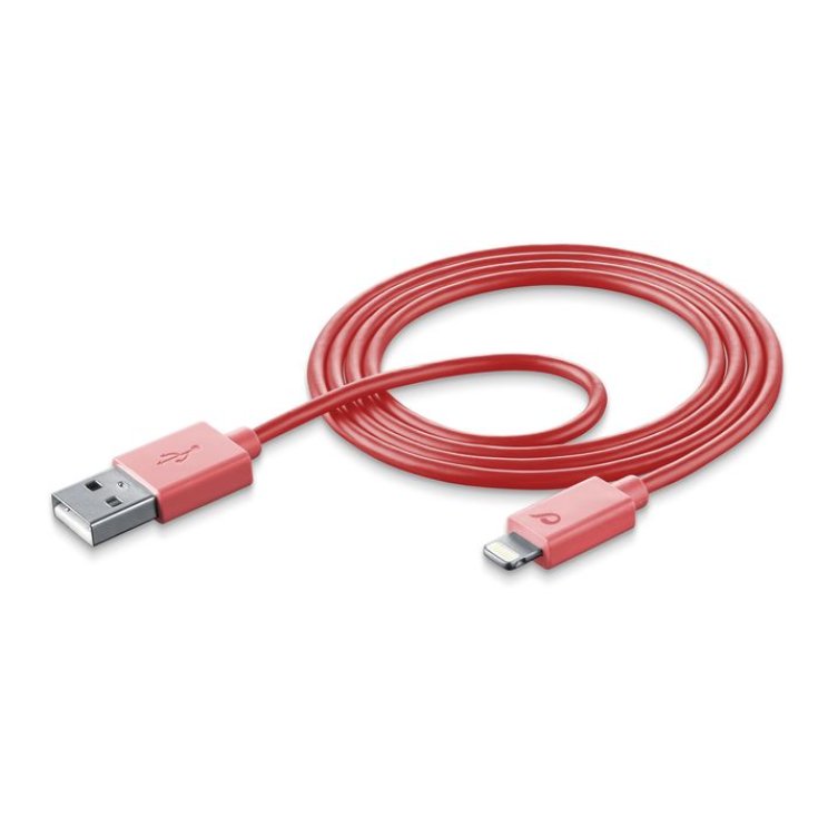 USB Cable #Stylecolor - Lightning Cellularline 1 Pink Data Cable