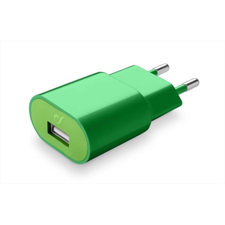 Usb Charger 2A Green Cellularline 1 Green Charger