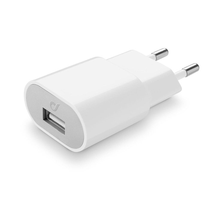 Usb Charger 2A White Cellularline 1 White Charger
