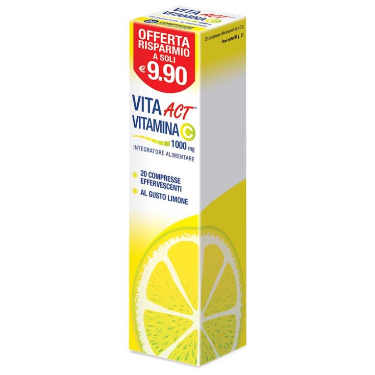 VITAMIN C ACT® 1000mg 20 Effervescent Tablets