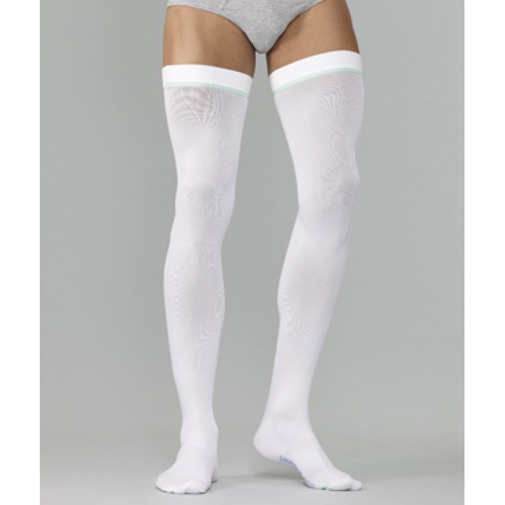 Varisan® ATE Right Inspectionable Toe Stay Ups Cotton Color White Size XXL Cizeta