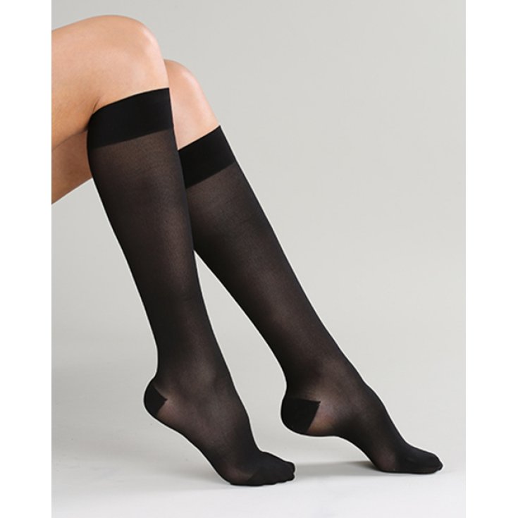Varisan® Etheré Short Knee-Highs Closed Toe Color Poudre Size 2 Cizeta 1 Pair