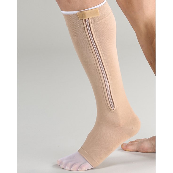 Varisan® Top Ulcer-Kit Knee-highs C1 Open Toe Short Right Size 2 Cizeta