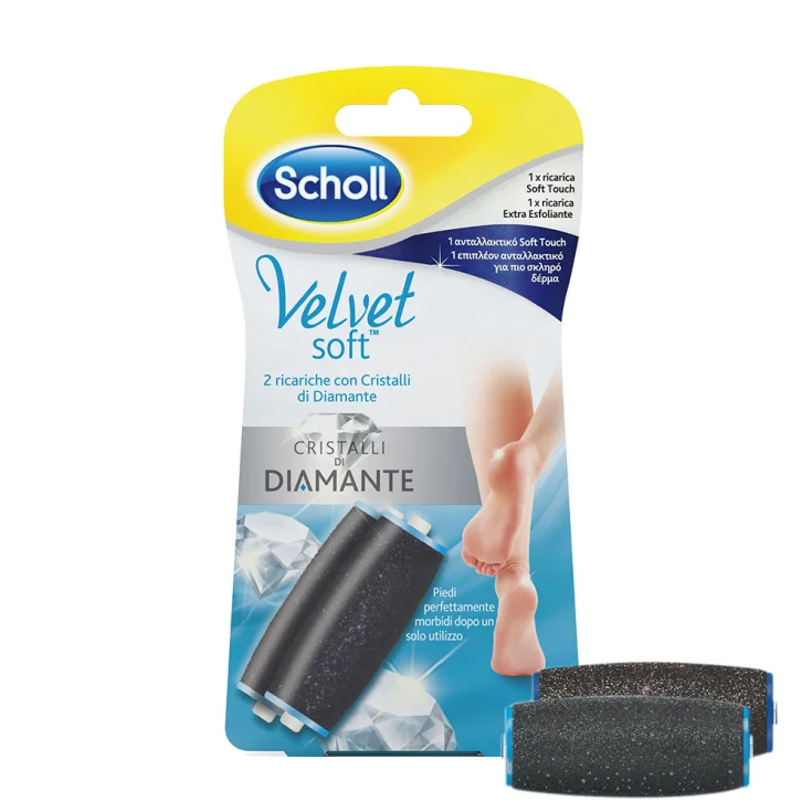 Velvet Soft ™ Standard Refills With Scholl Diamond Crystals