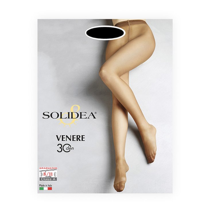 Venere Solidea® 30 Den All Nude Tights Color Black Size 3-ML 1 Pair