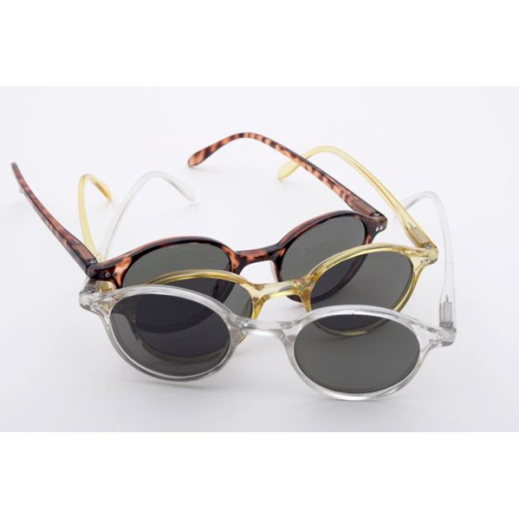 Doubleice Vintage Full Yellow Glasses + 2.00 Diopters