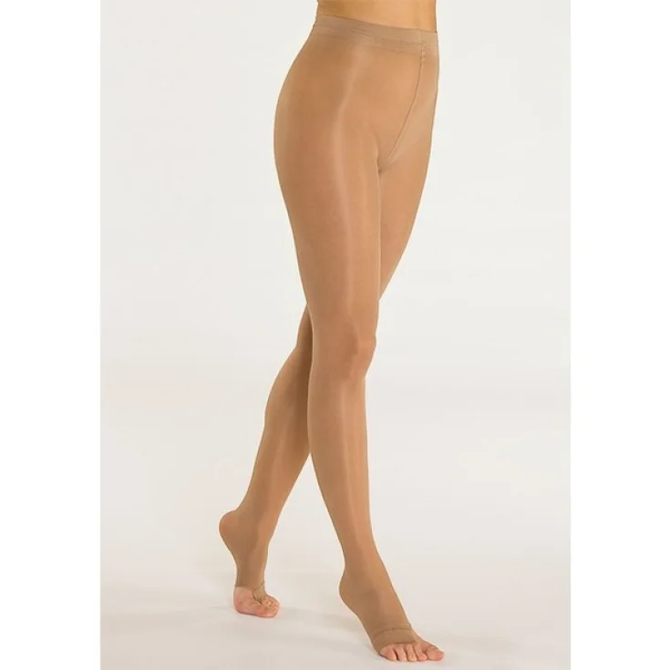 Viva 140Den Open Toe Tights Chiaro 2 Cizeta