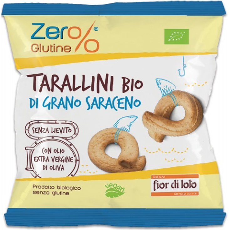 ZER% Gluten Organic Tarallini Buckwheat Fior Di Loto 30g