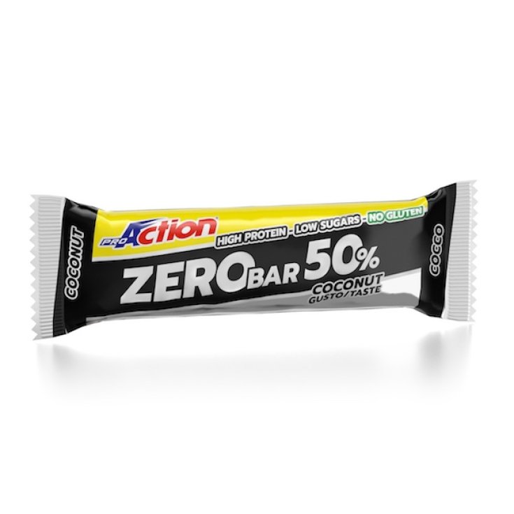 Zero Bar 50% - ProAction Coconut 60g