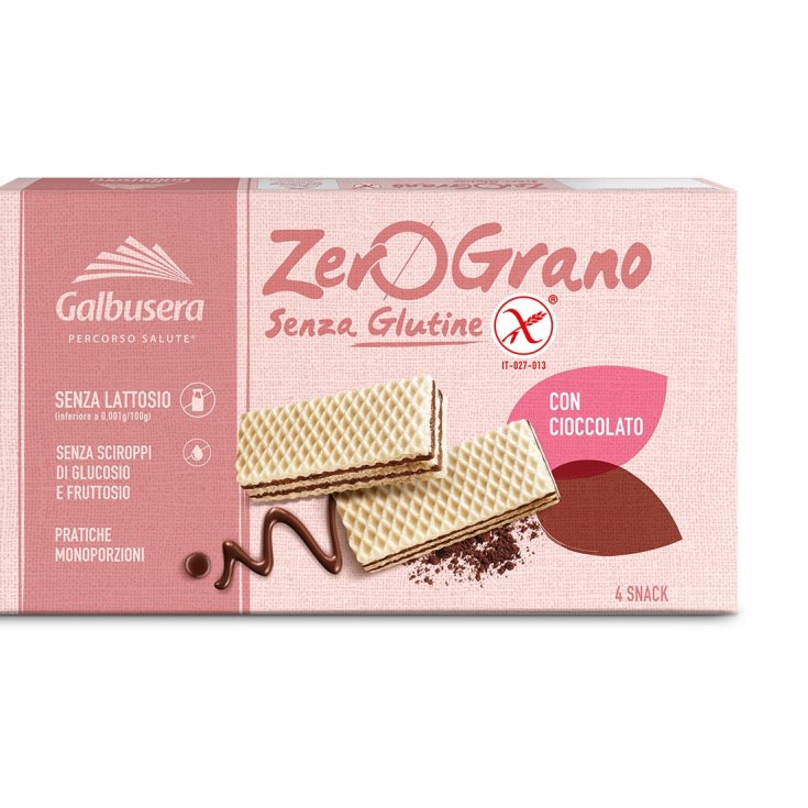 ZeroGrano Wafer With Chocolate Gluten Free Galbusera 180g