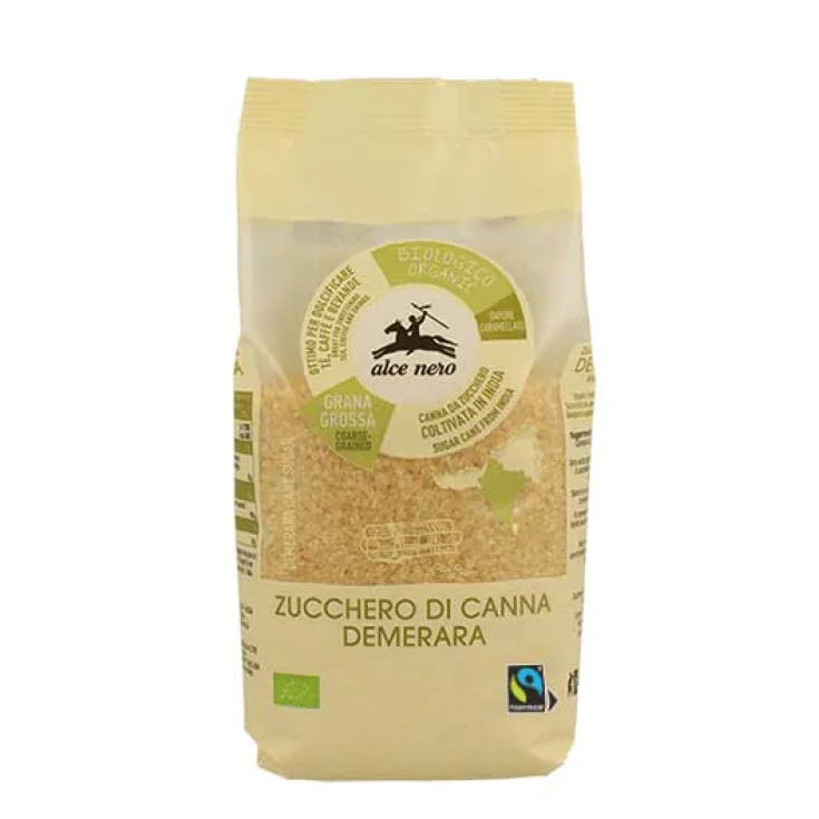 Alce Nero Organic Demerara Cane Sugar 500g