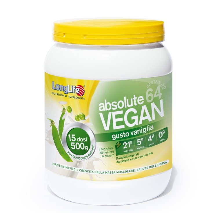 Absolute Vegan 64% LongLife Vanilla Flavor 500g