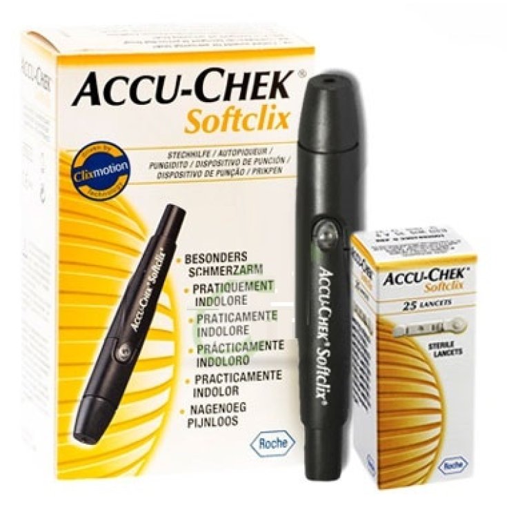 Accu-Chek® Softclix Lancing Device + Roche Lancets