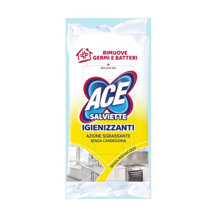 ACE Sanitizing Wipes Degreasing Action 40 Pieces