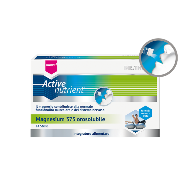 Active Nutrient® Magnesium 375 Orosoluble Dr. Theiss 14 Sticks