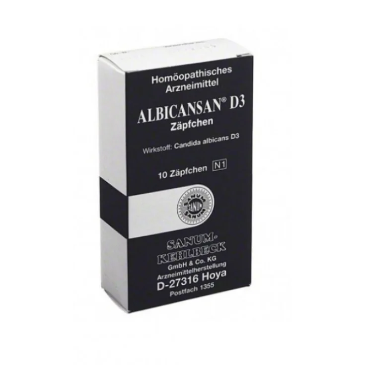 Albicansan D3 Sanum 10 Suppositories