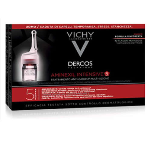 Aminexil Intensive 5 Man Dercos 12 Vials - Loreto Pharmacy