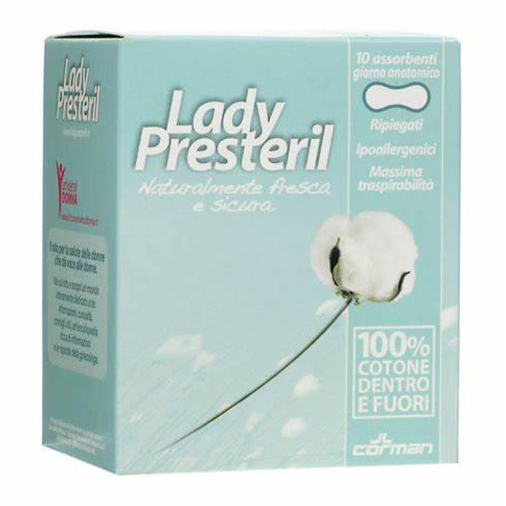 Lady Presteril Cotton Power Corman 10 Pieces