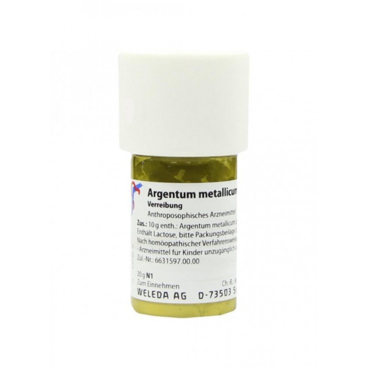 Argentum Metallicum Preparatum D30 Weleda 20g