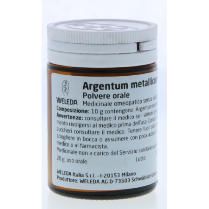 Argentum Metallicum Praeparatum D6 Weleda 20g