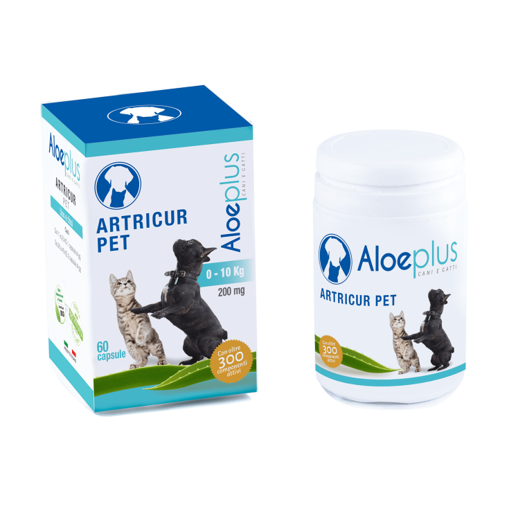 Articur Pet Dogs And Cats 0-10Kg Aloeplus 60 Capsules