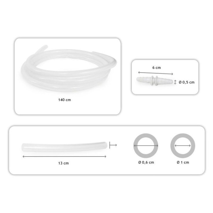 Set Tubes Without Filter For Aspiret / Askir CAMI Surgical Aspirators