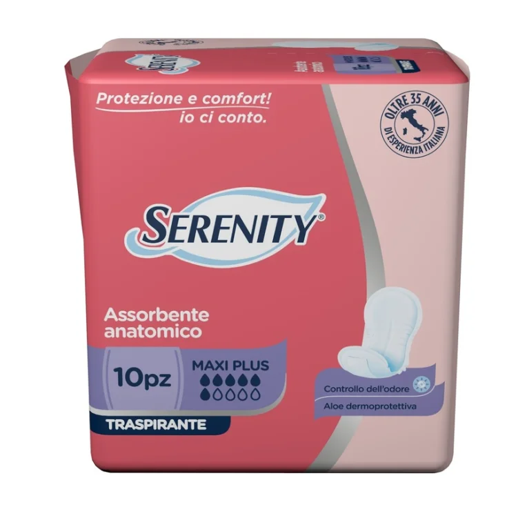 Anatomical Absorbent Serenity 10 Pieces
