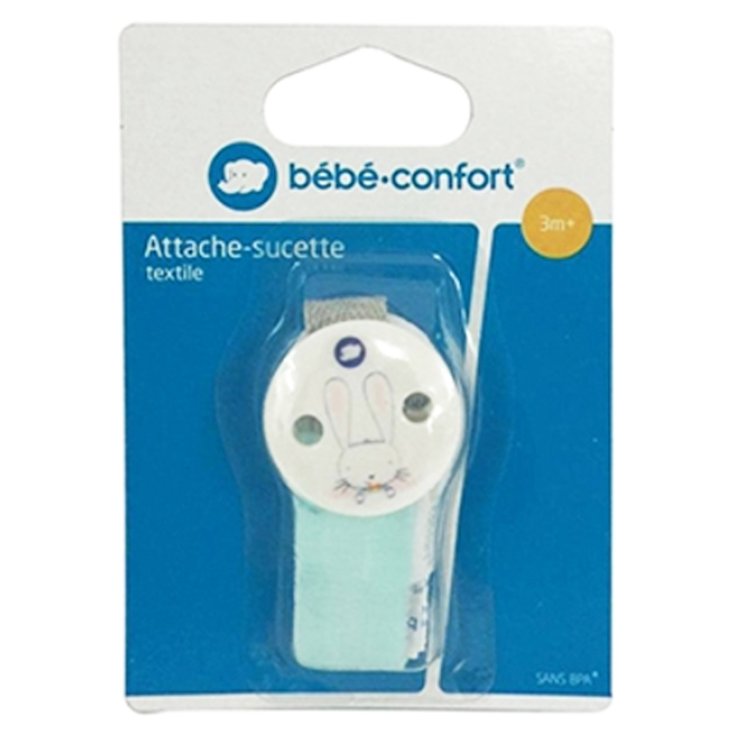 Pacifier attachment in Bébé Confort fabric