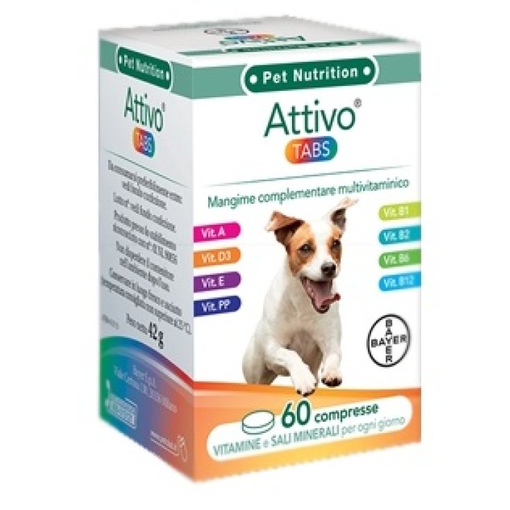 Attivo® Tabs Pet Nutrition Bayer 60 Tablets