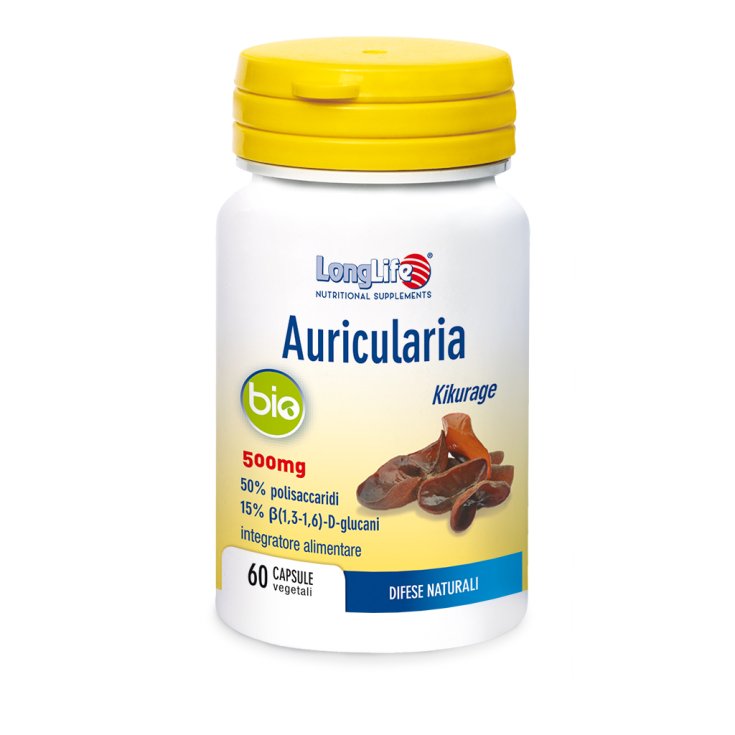 Auricularia Bio 500mg LongLife 60 Capsules