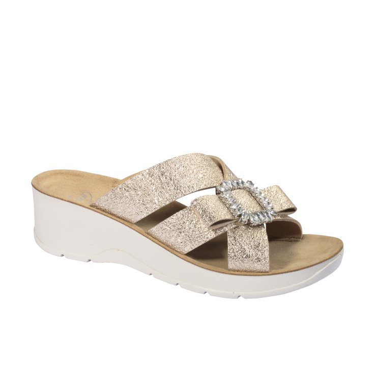 Aurora Scholl® Platinum Memory Cushion® Woman Sandal Size 36