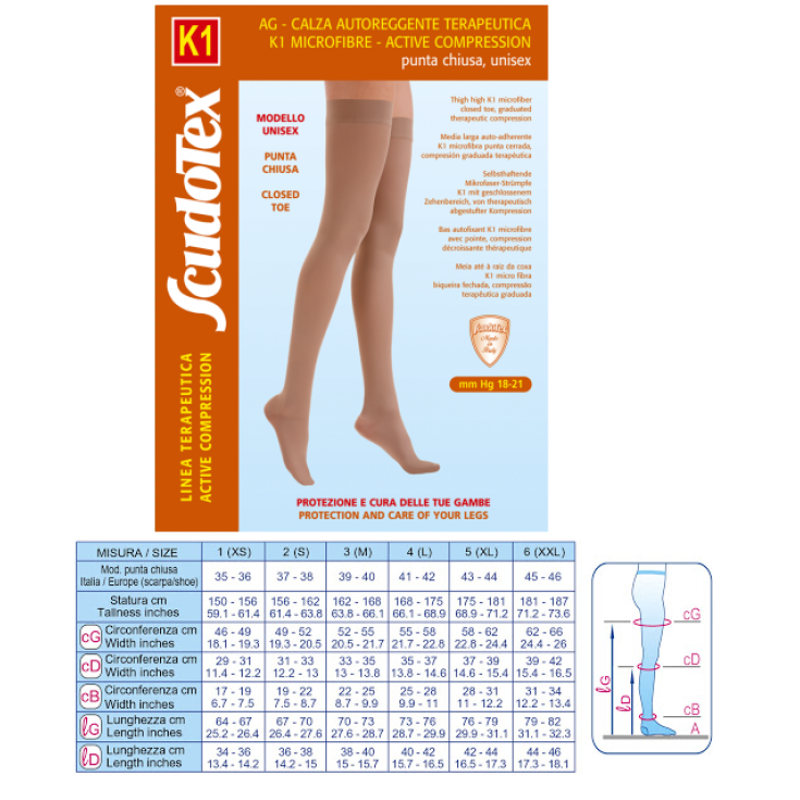 Stay-up K1 Microfiber Closed Toe ScudoTex Beige Size 3