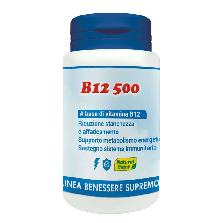B12 500 Supremo Natural Point Wellness Line 100 Capsules